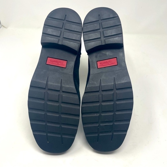 Talbots Ankle Boots Leather/Suede Fleece Lined Size 9.5 Black - Picture 7 of 9